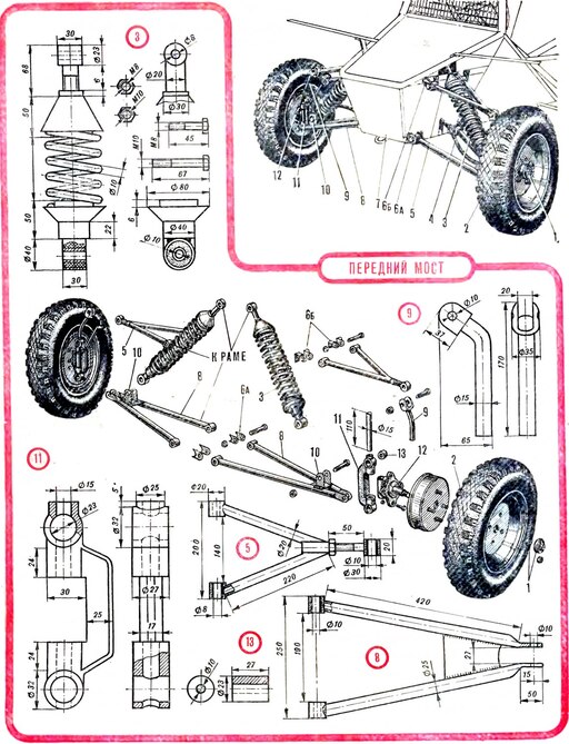 Квадроцикл своими руками чертежи Квадроцикл своими руками чертежи