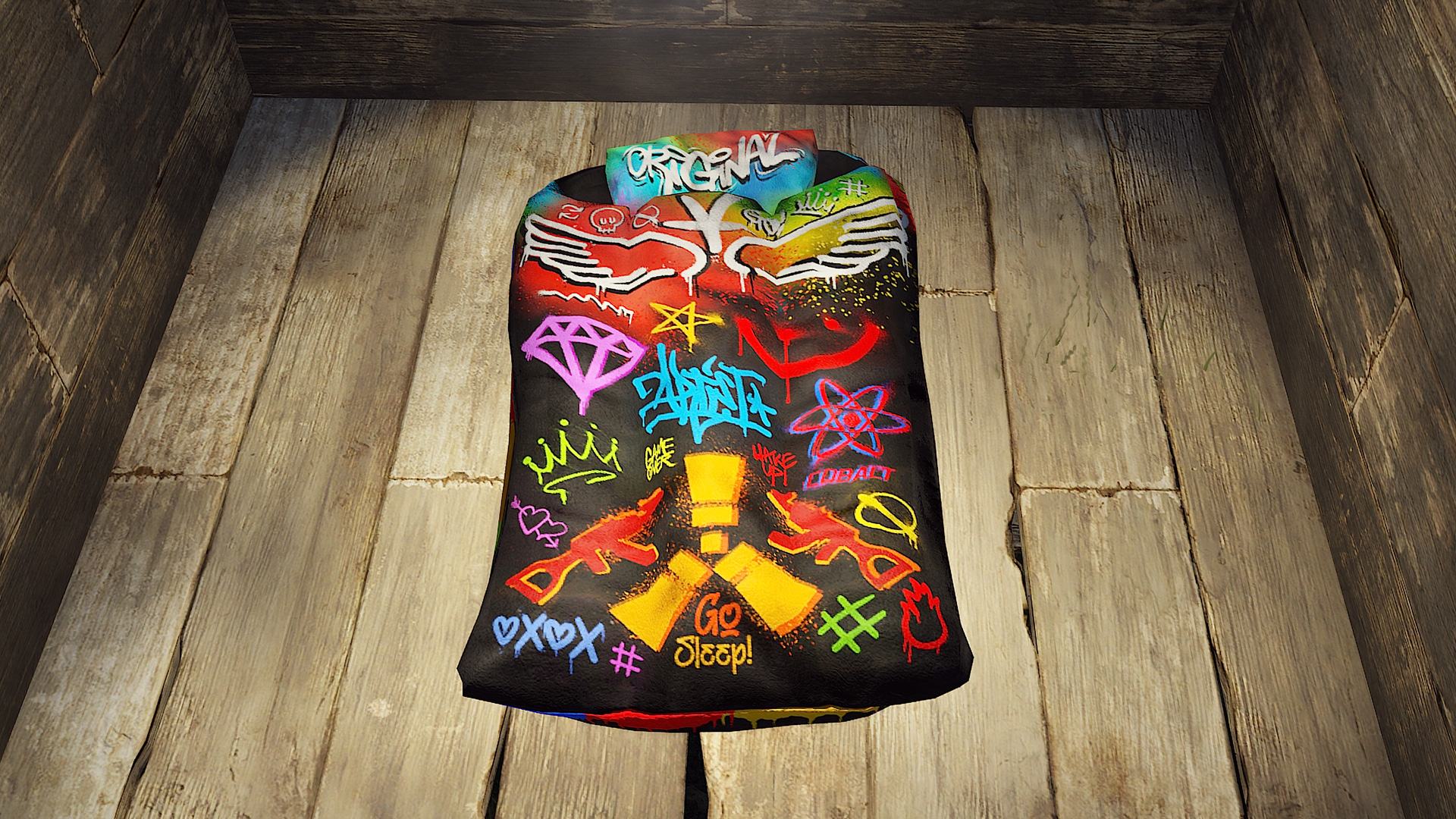 Spraycan Sleeping Bag screenshot 1