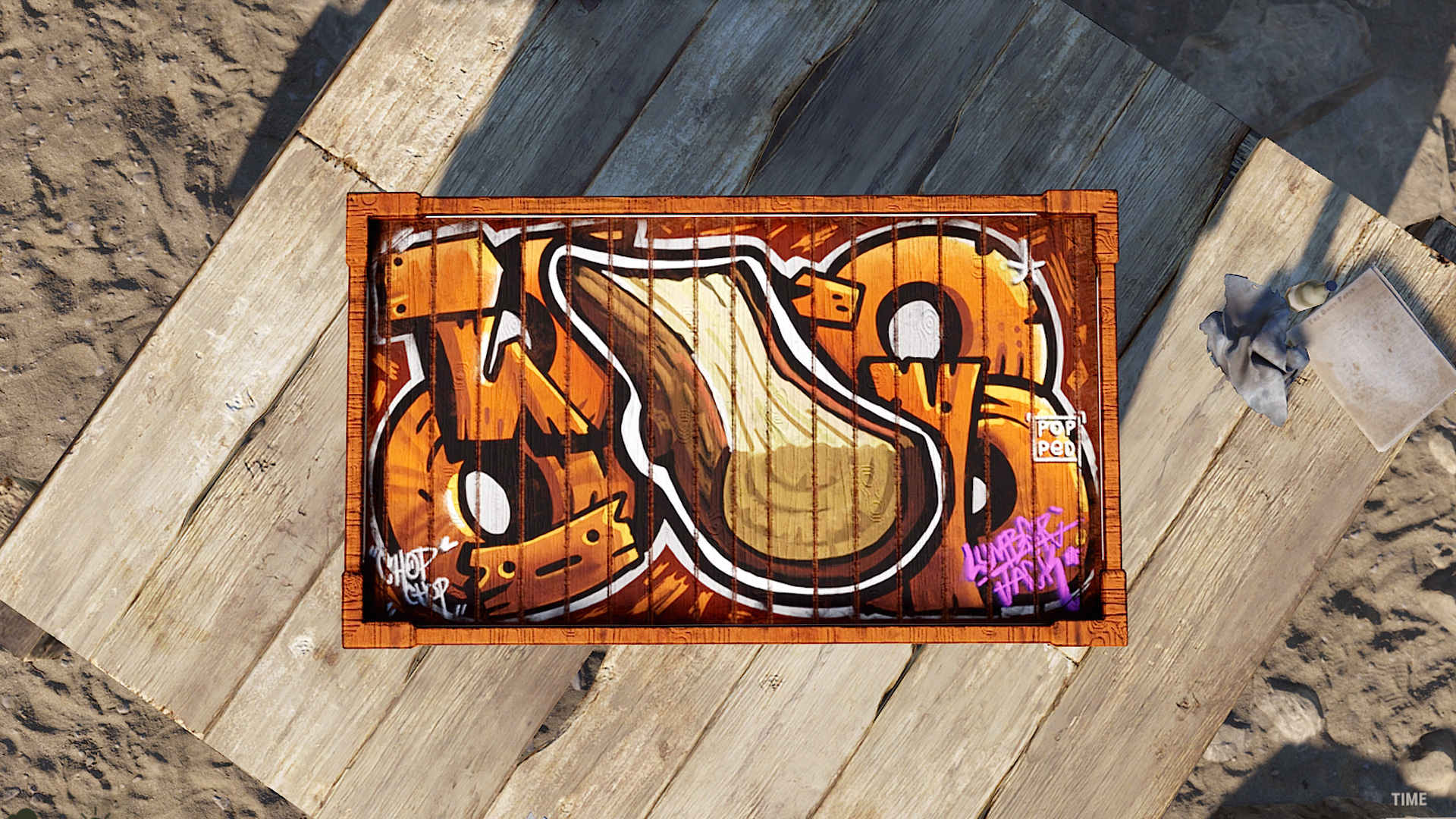 Graffiti Wood Storage screenshot 1