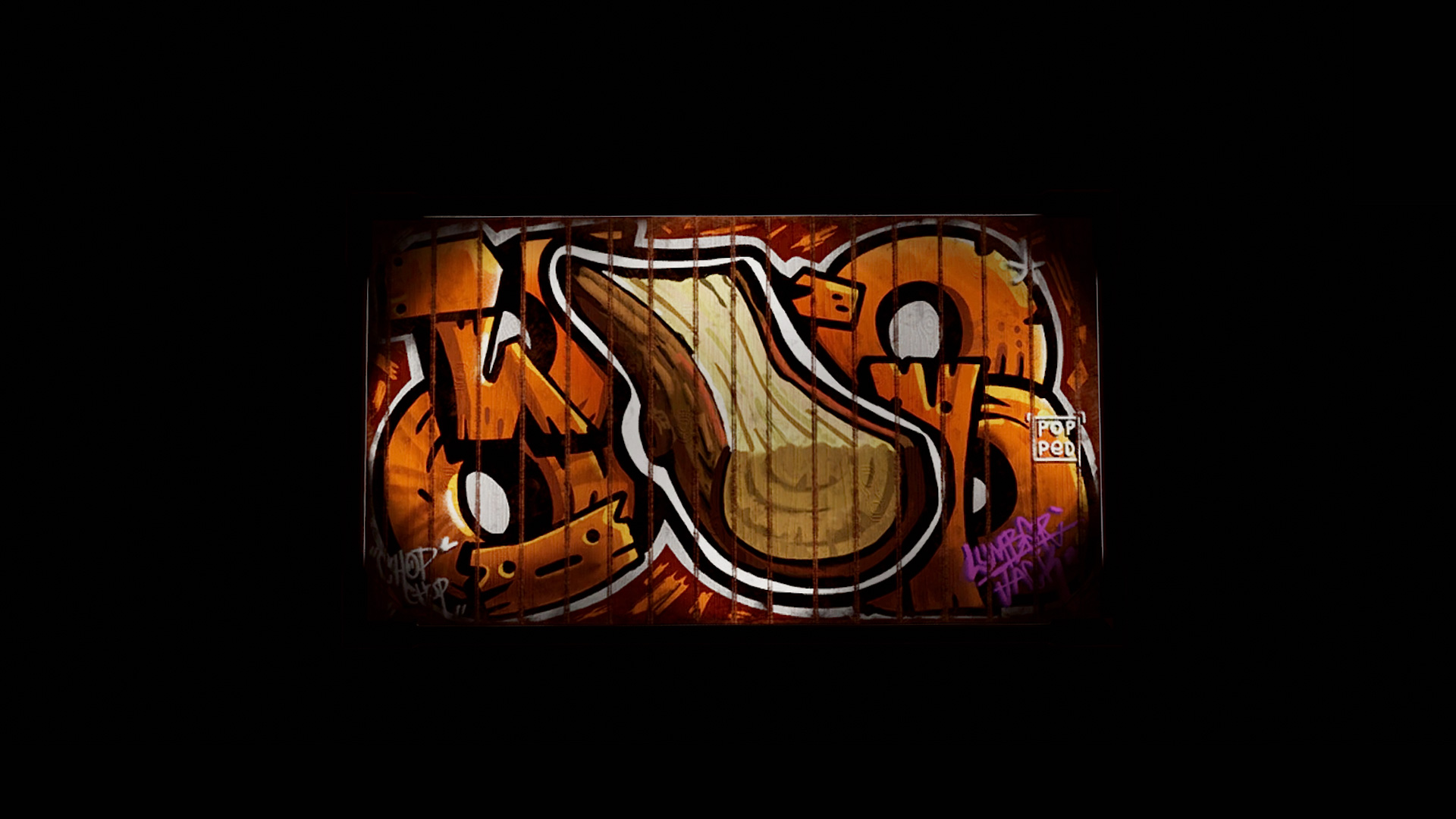 Graffiti Wood Storage thumbnail 2