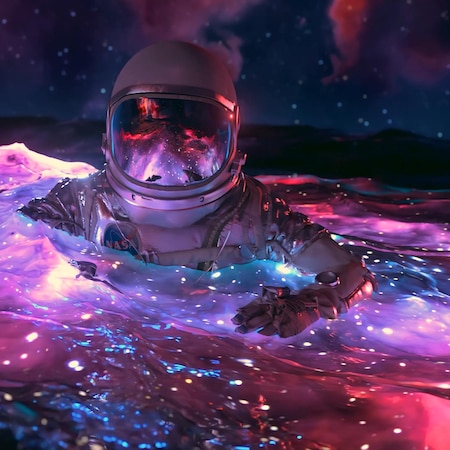 FLOATING IN SPACE BY VISUALDON WALLPAPER ENGINE on Make a GIF