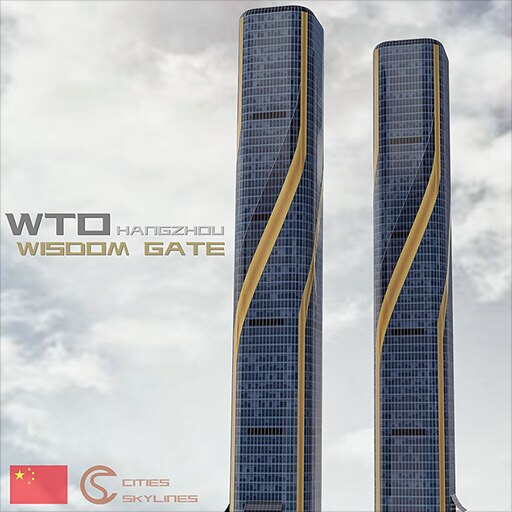 Steam Workshop::杭州世茂智慧之门,Hangzhou Wisdom Tower