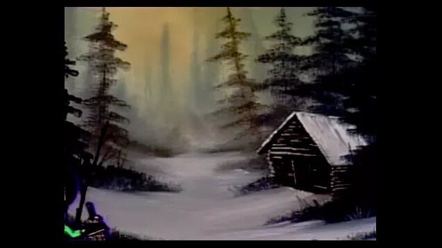 Bob Ross - Snowy Morn (Season 19 Episode 4)