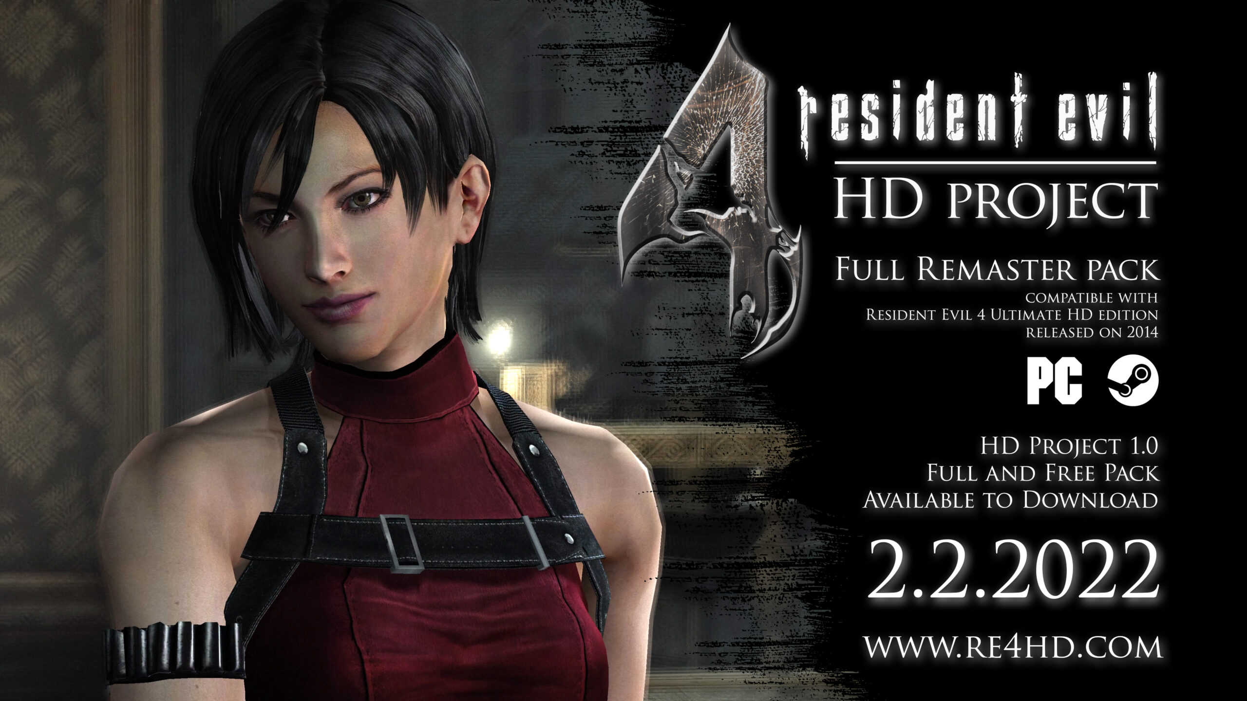 Resident Evil 4: Remake - Ada black Widow (PC Mod) Gameplay