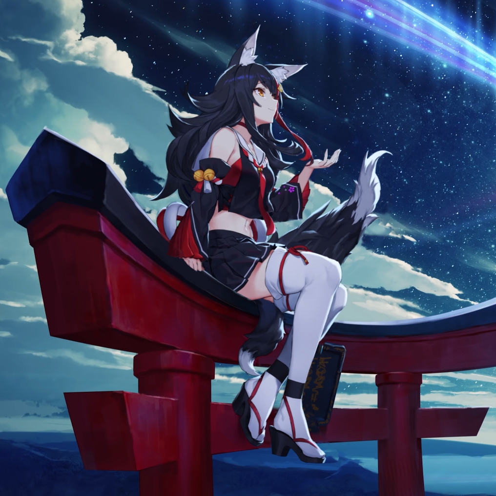 Steam Workshop 大神澪星空壁纸16 9版本 Ookamimio