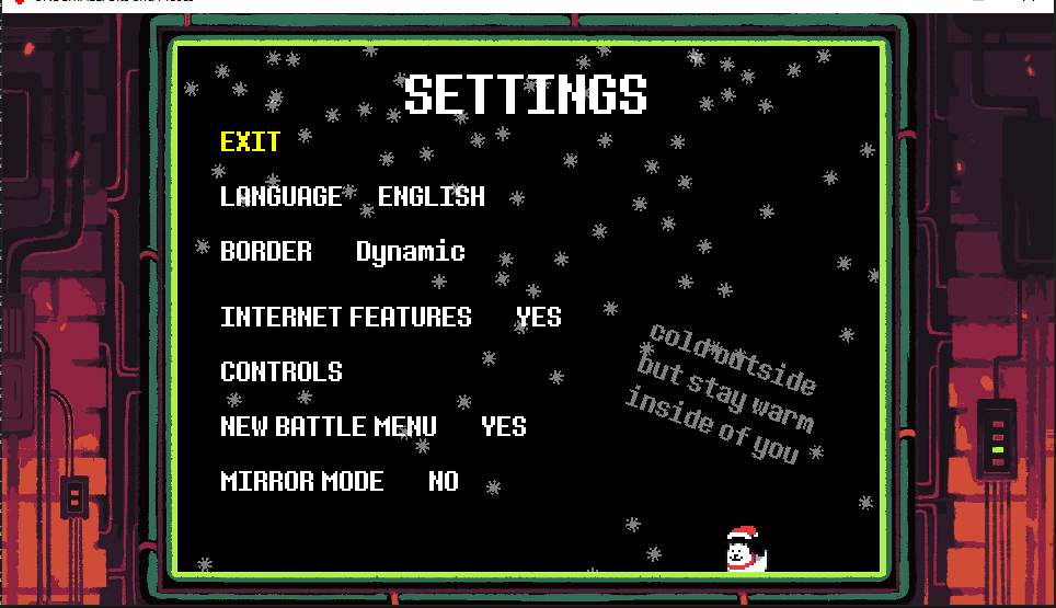 Stream Menu (Full) by [Archive] Undertale: Bits and Pieces Mod