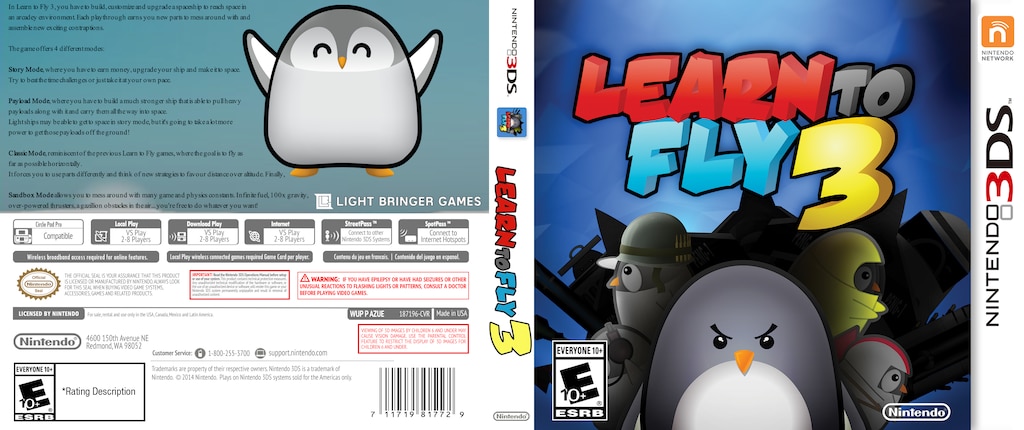Learn to Fly 3 - 6th Story Mode 4kk (4M) 11 days NO SPECIAL POWERS (STEAM  version) 