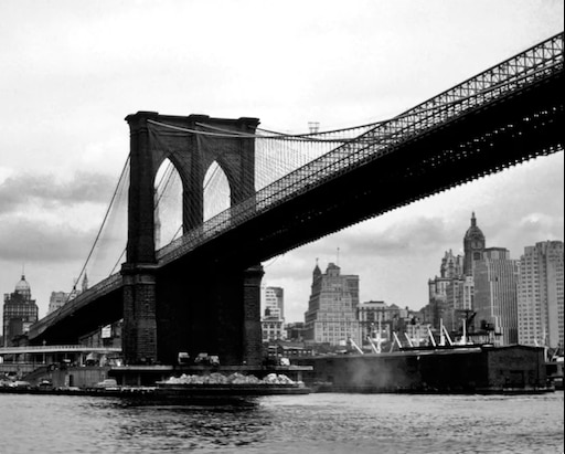 Бруклинский мост чб фото Бруклинский мост чб фото