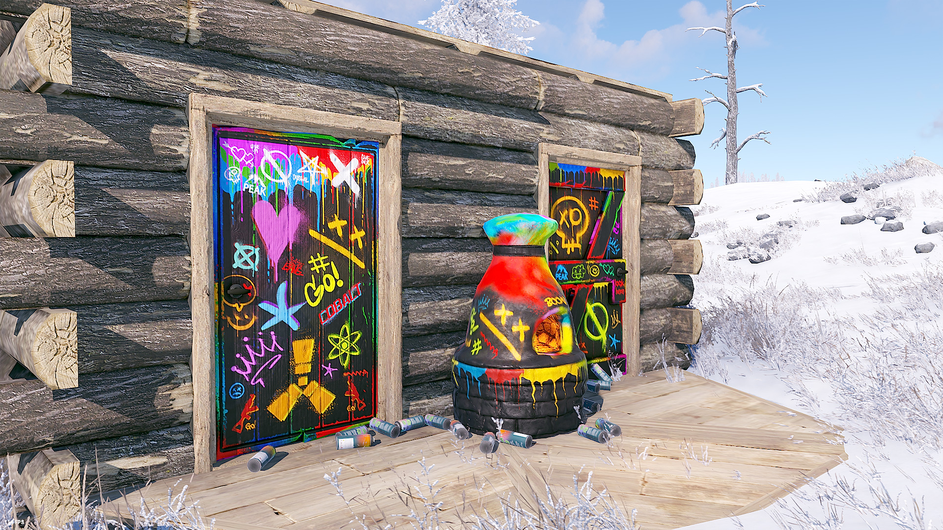 Spraycan Wooden Door thumbnail 2