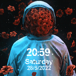 Live Astronaut Flowers (Post-processing)