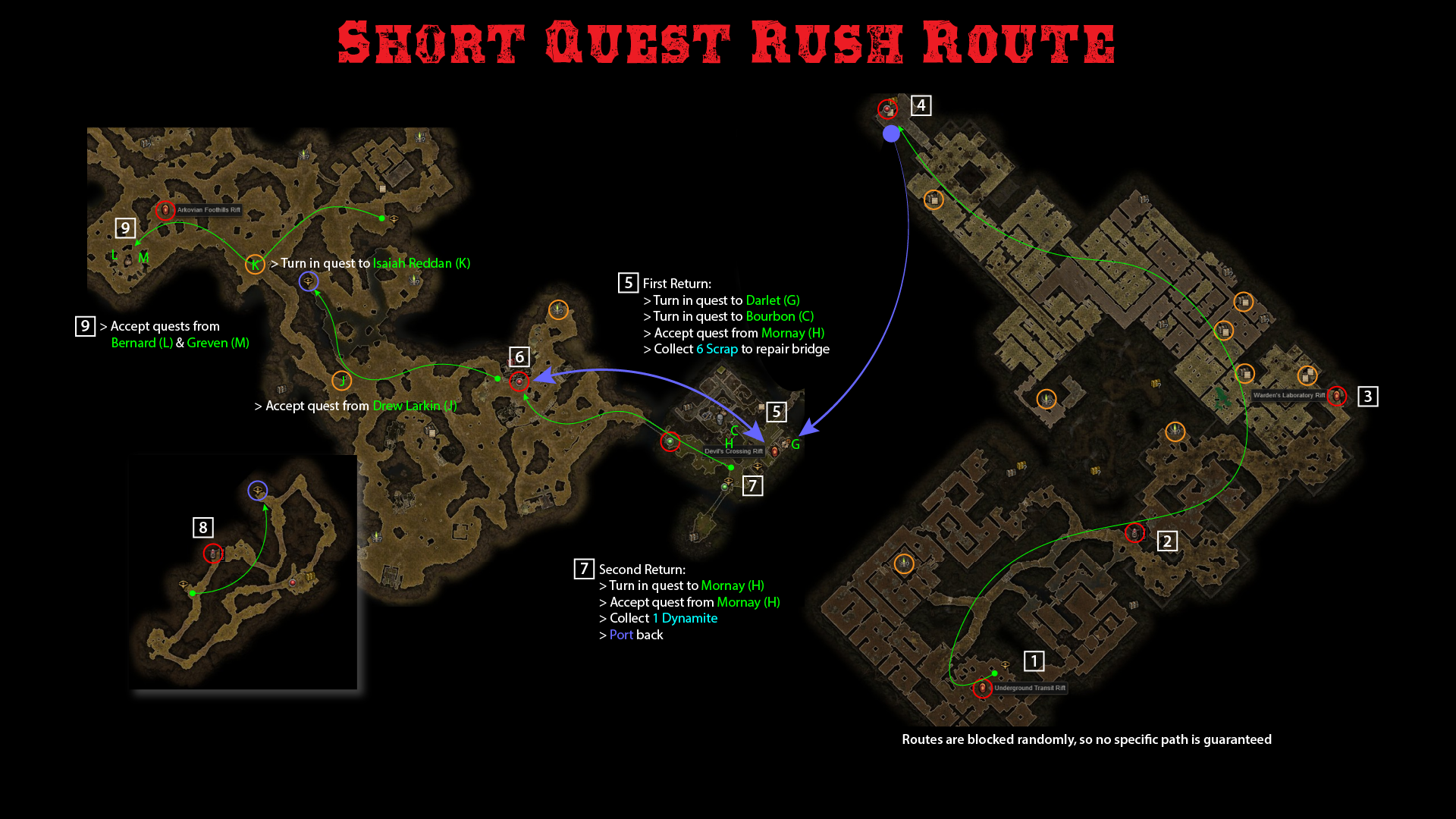 My Short Quest Rush Route Slideshow - Grim Dawn - TL;DR - 9E6C7CA53