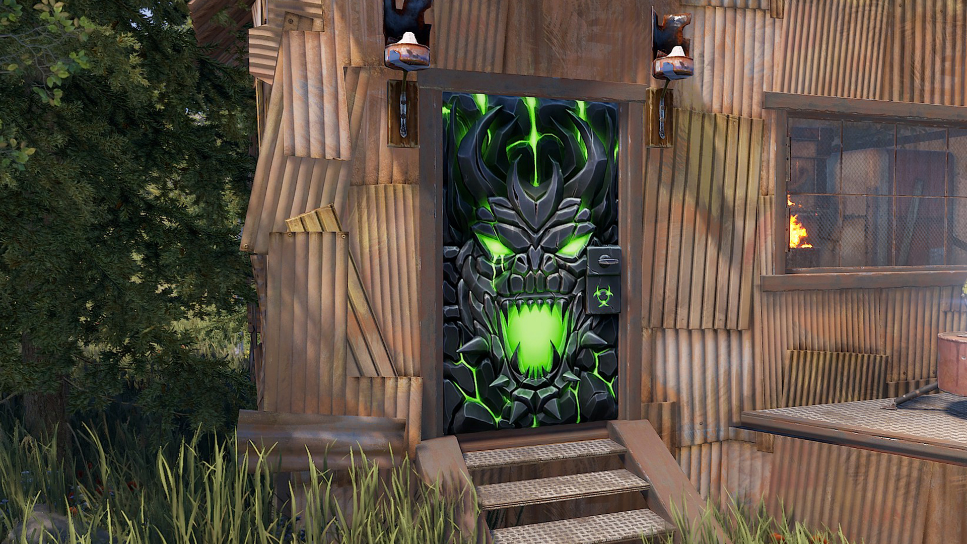 Toxic Dragon Metal Door thumbnail 7