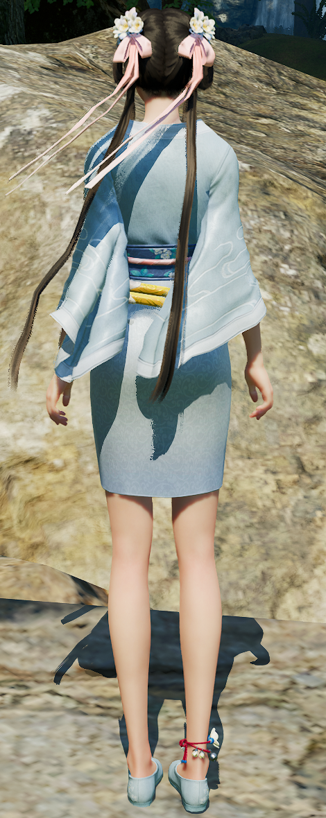 Bai Moqing default outfit mod: Less clothing image 6