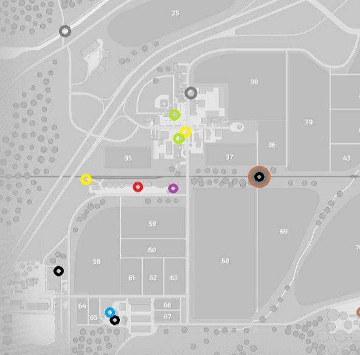 Locations of all 100 toys in Elmcreek image 5