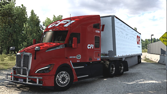 Skin Sleeping Dogs on the truck Kenworth T680 for American Truck Simulator