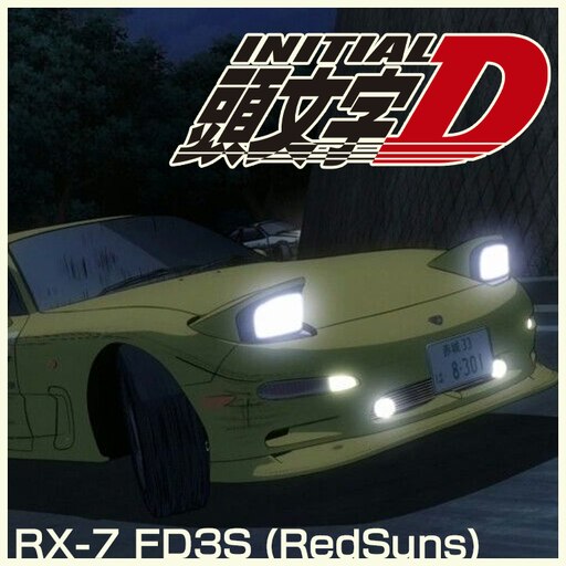 Steam 创意工坊 Initial D Mazda Rx 7 Fd3s Redsuns Keisuke Takahashi Ver