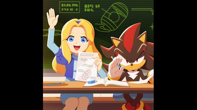 shadow the hedgehog and maria sonic x