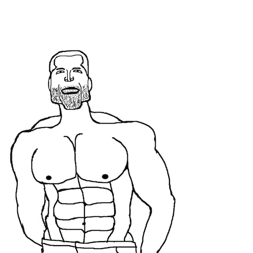 How to draw Giga Chad?  STEP-BY-STEP TUTORIAL 