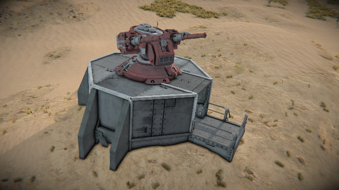 Red Team Bunker – Assault Cannon Turret
