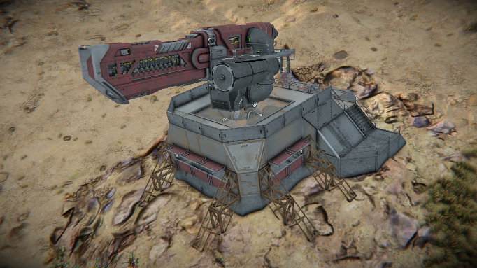 Red Team Bunker – Railgun Turret