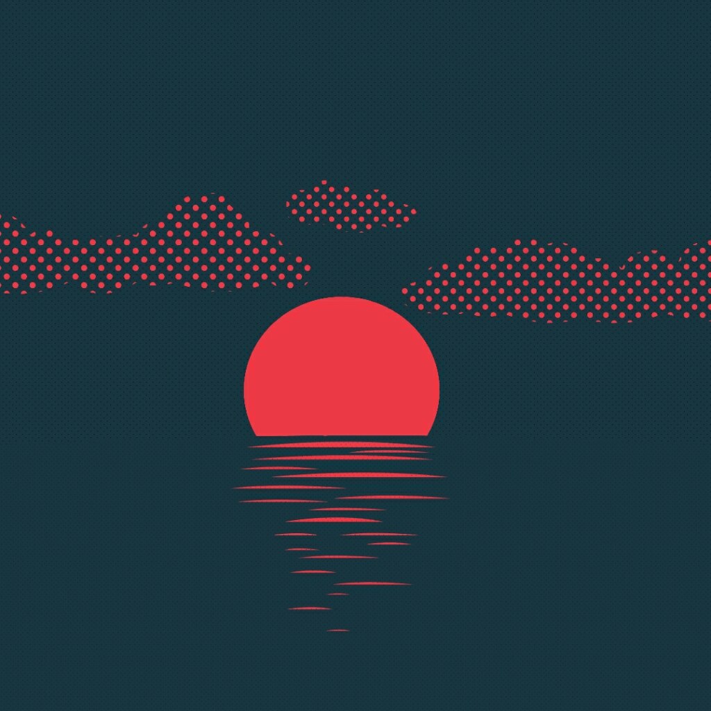 Minimalist Sunset 4k