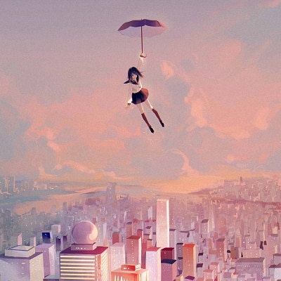 Girl on sky (Android)