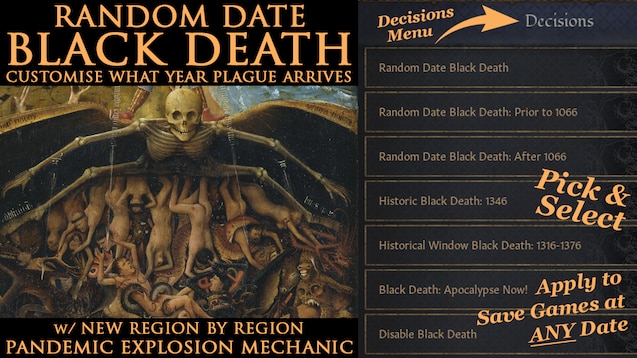 Steam Workshop::Random Date Black Death & Pandemic Explosion Mechanic