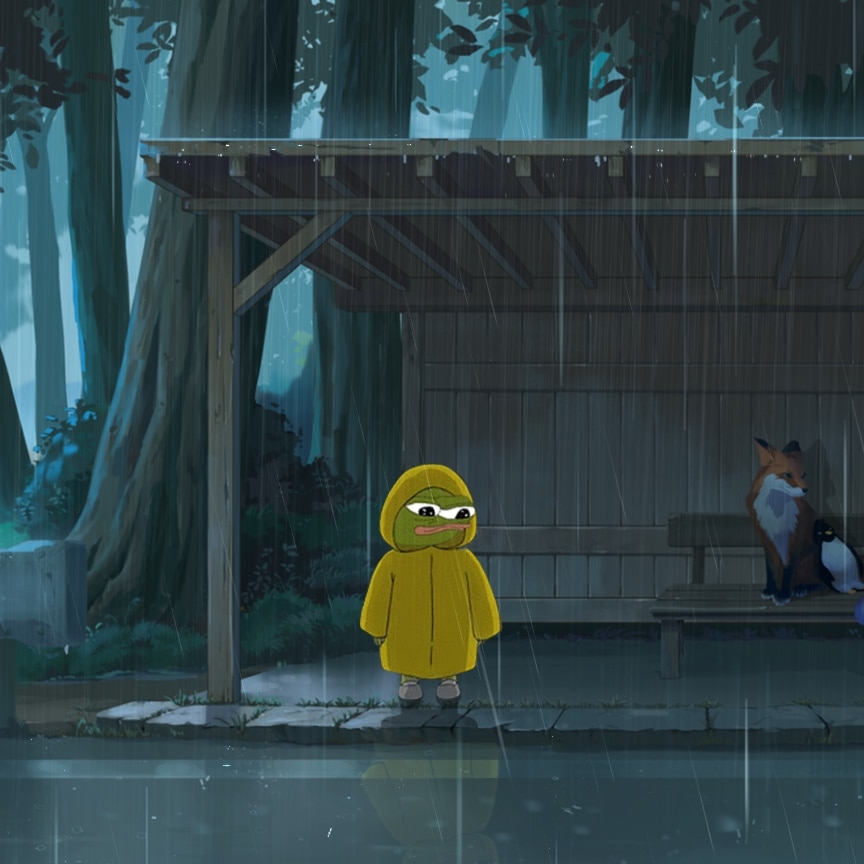 pepe in the rain