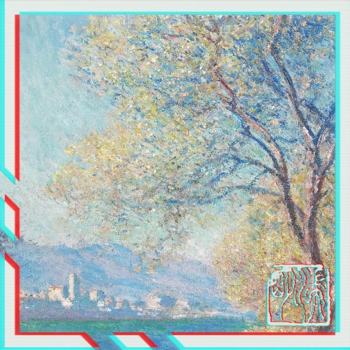 【4k】Antibes Seen from La Salis - Claude Monet/从拉萨利斯看到的昂蒂布 - 克洛德·莫奈(1840.11.14 - 1926.12.05)