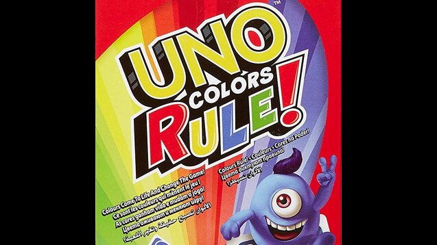 UNO Colors Rule Card Game 