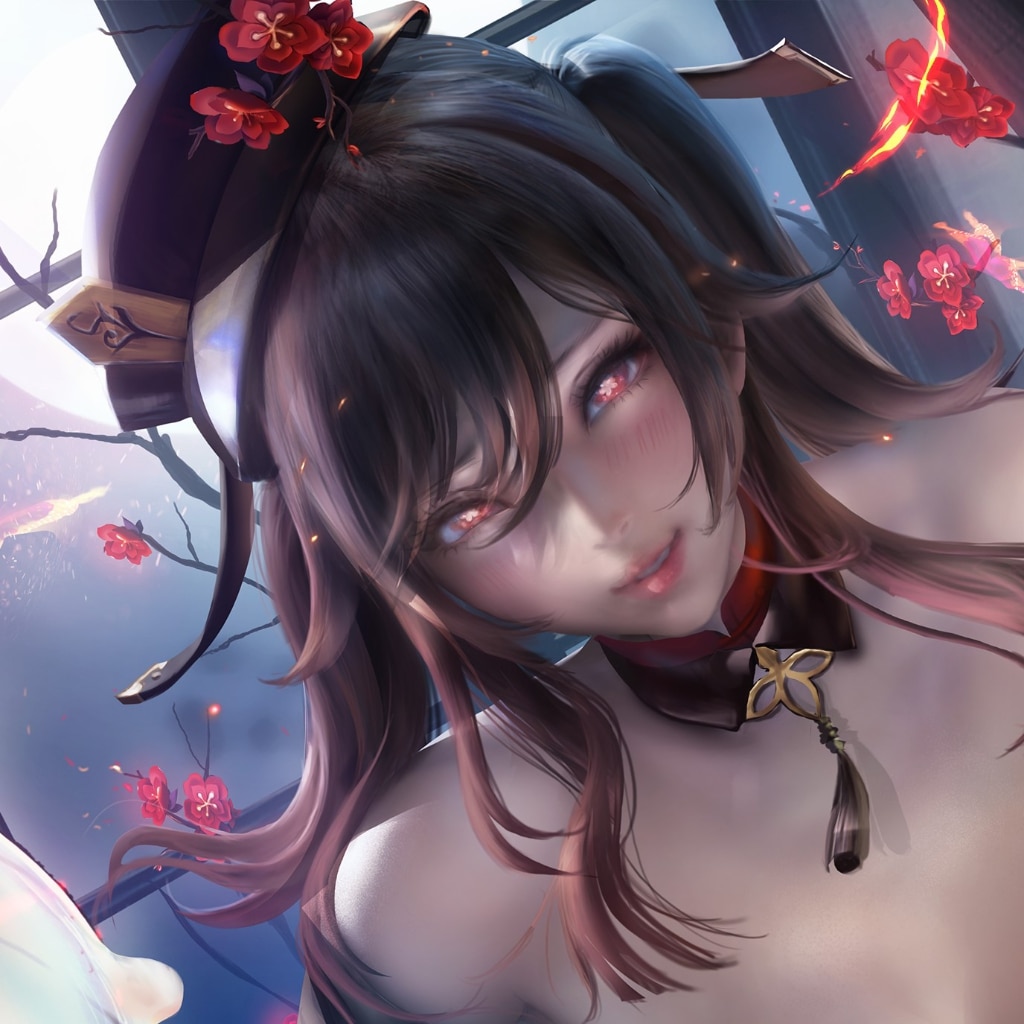 Hu tao R18 / Genshin Impact / Nsfw / 3 Versions / X-ray