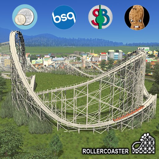 Steam Workshop Decorative Rollercoaster Set