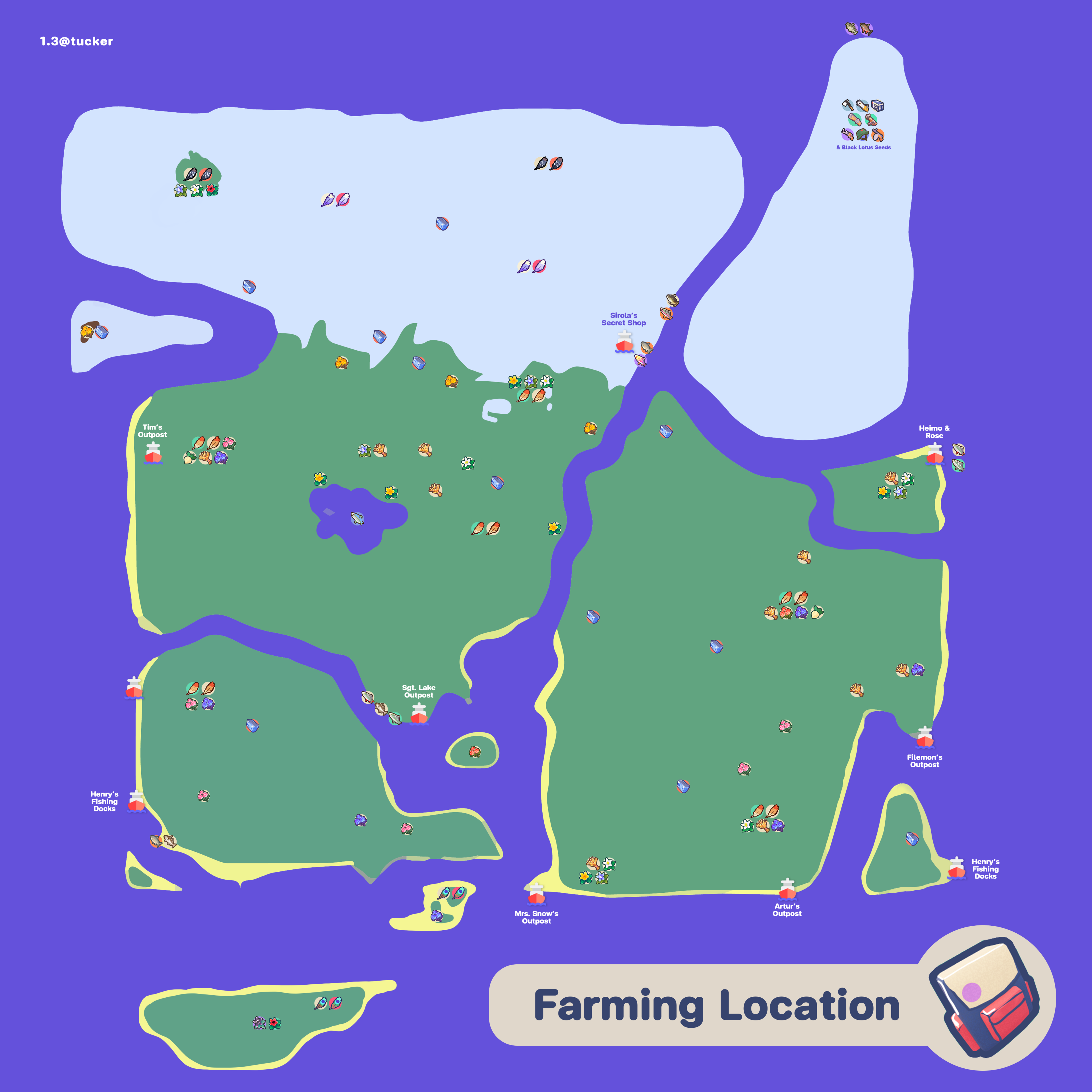Longvinter Map – Locations & Resources