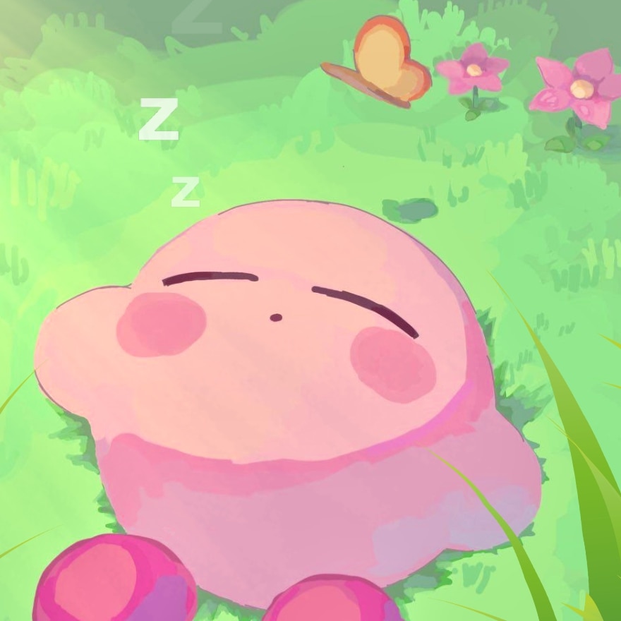 Sleeping Kirby 💤 (without clock)