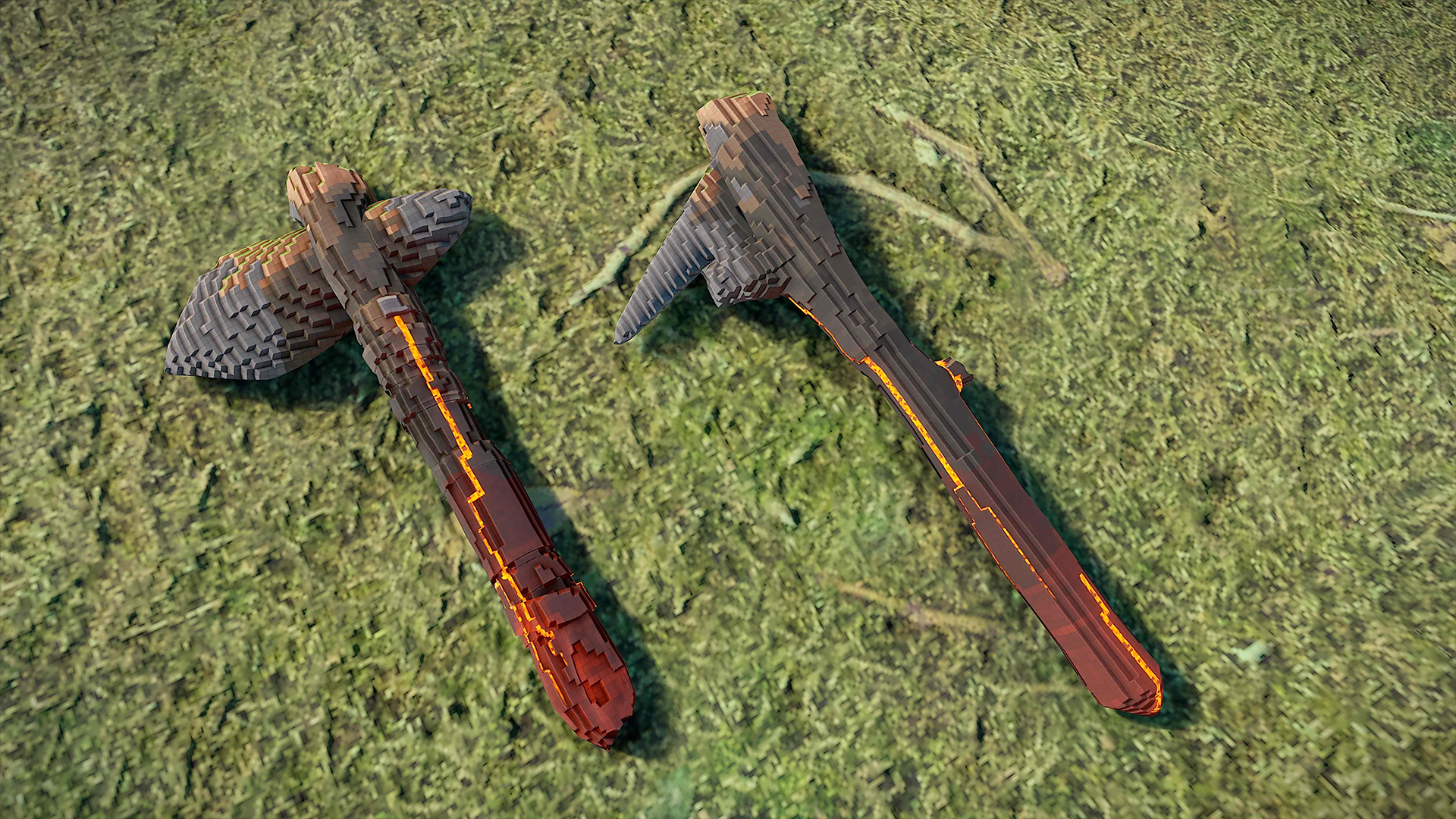Pixel Stone Hatchet thumbnail 3