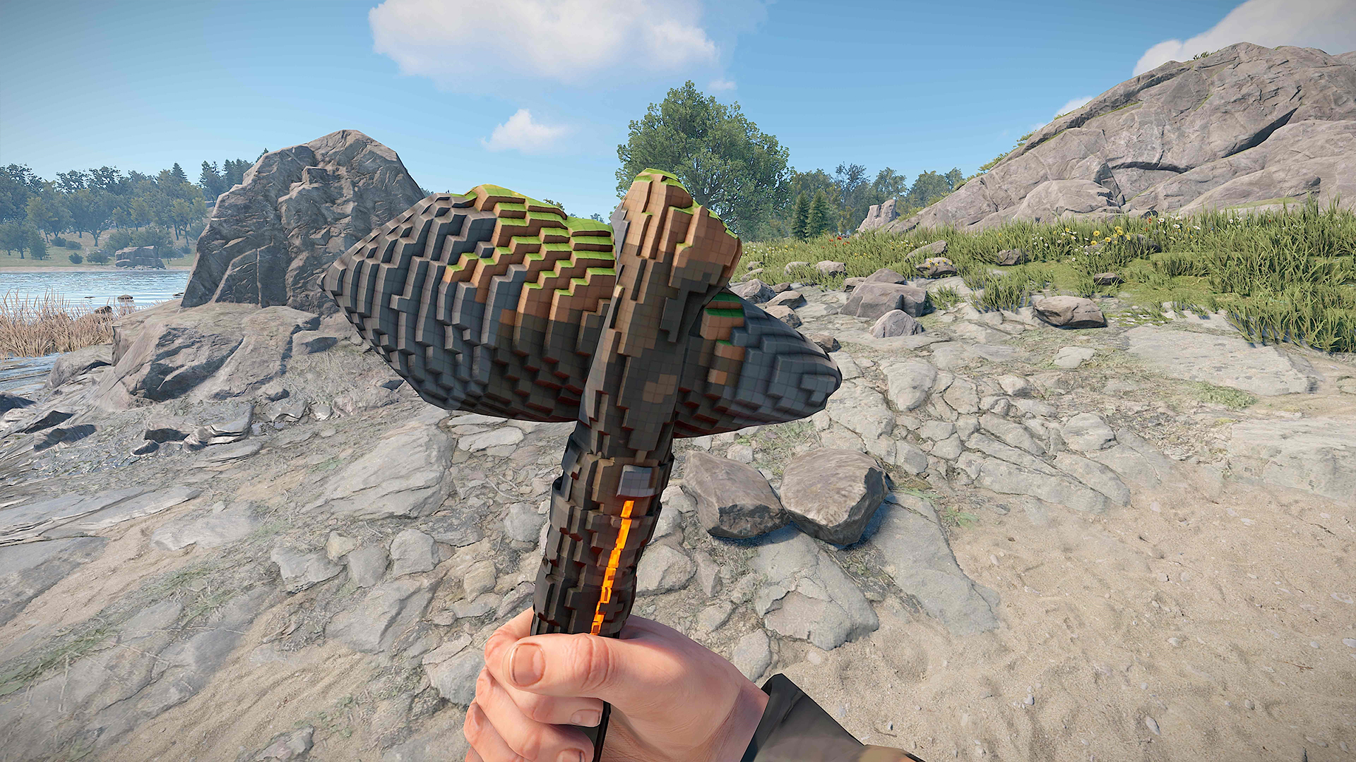 Pixel Stone Hatchet thumbnail 6
