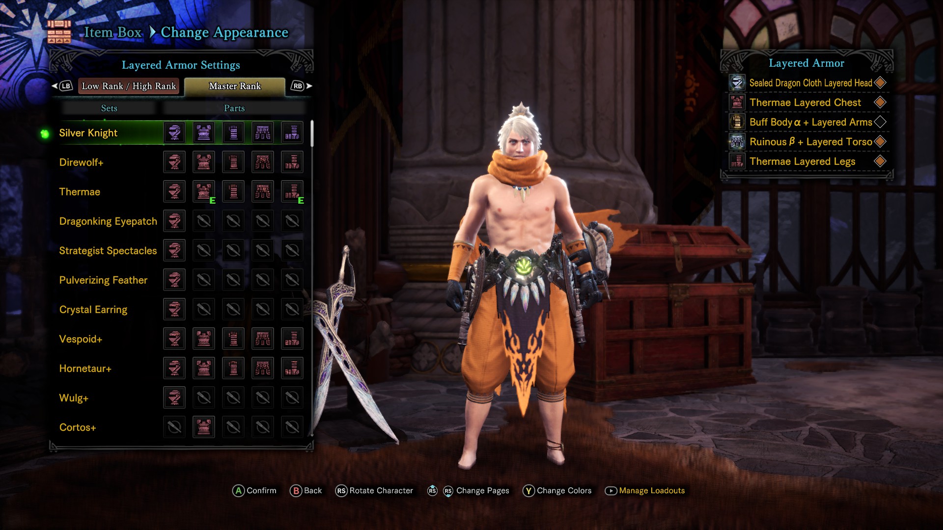 Monster Hunter World Layered Armour list, how to get Thermae