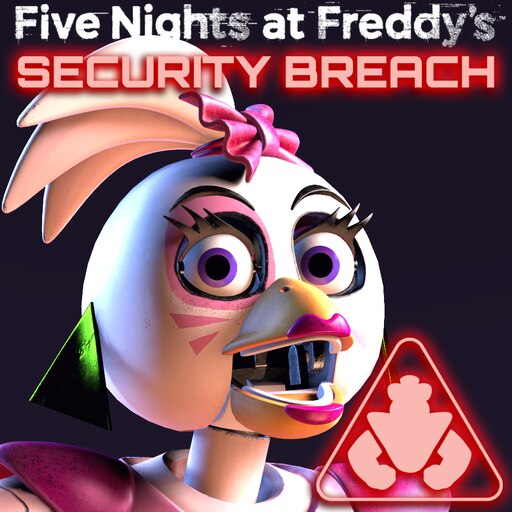 Glamrock Freddy-FNAF Security Breach 3D model rigged
