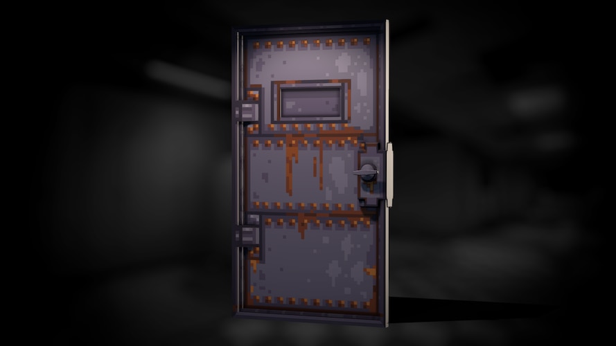 Pixel Armored Door - image 1