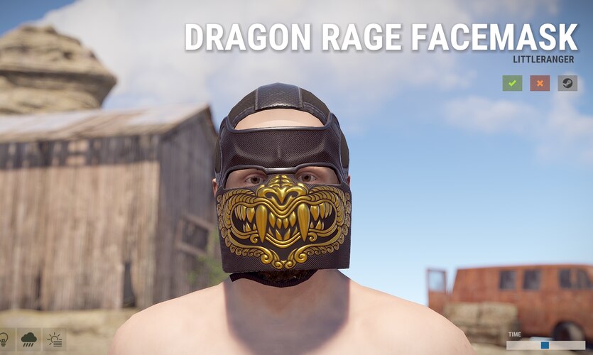Dragon Rage Facemask - image 1