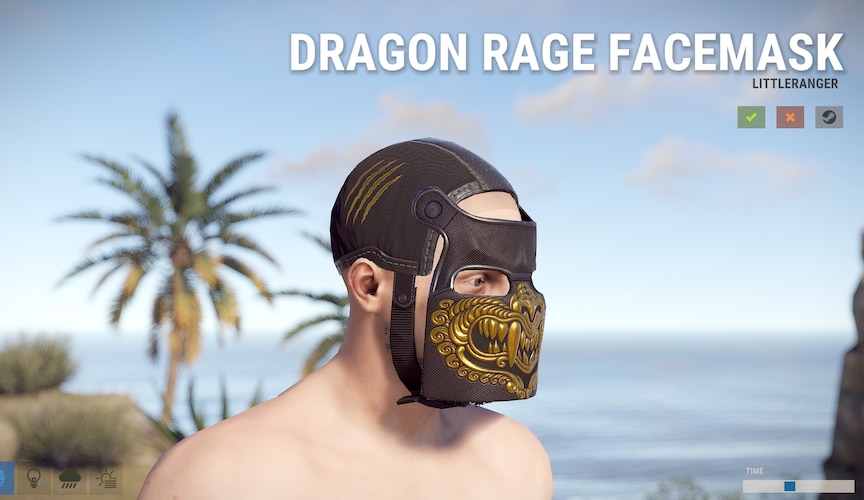 Dragon Rage Facemask - image 2