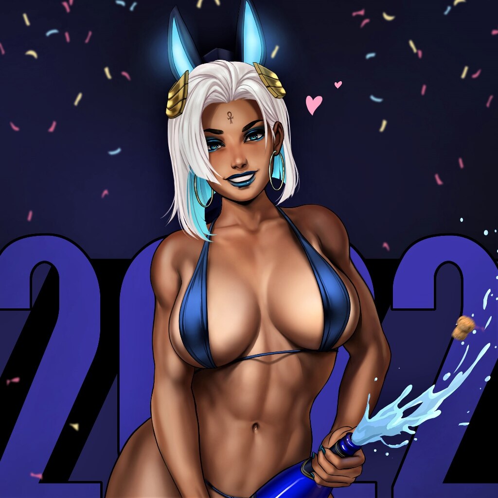 Neema / Happy new Year 2022 / 18+ X-ray NSFW & SFW ( 6 Versions )