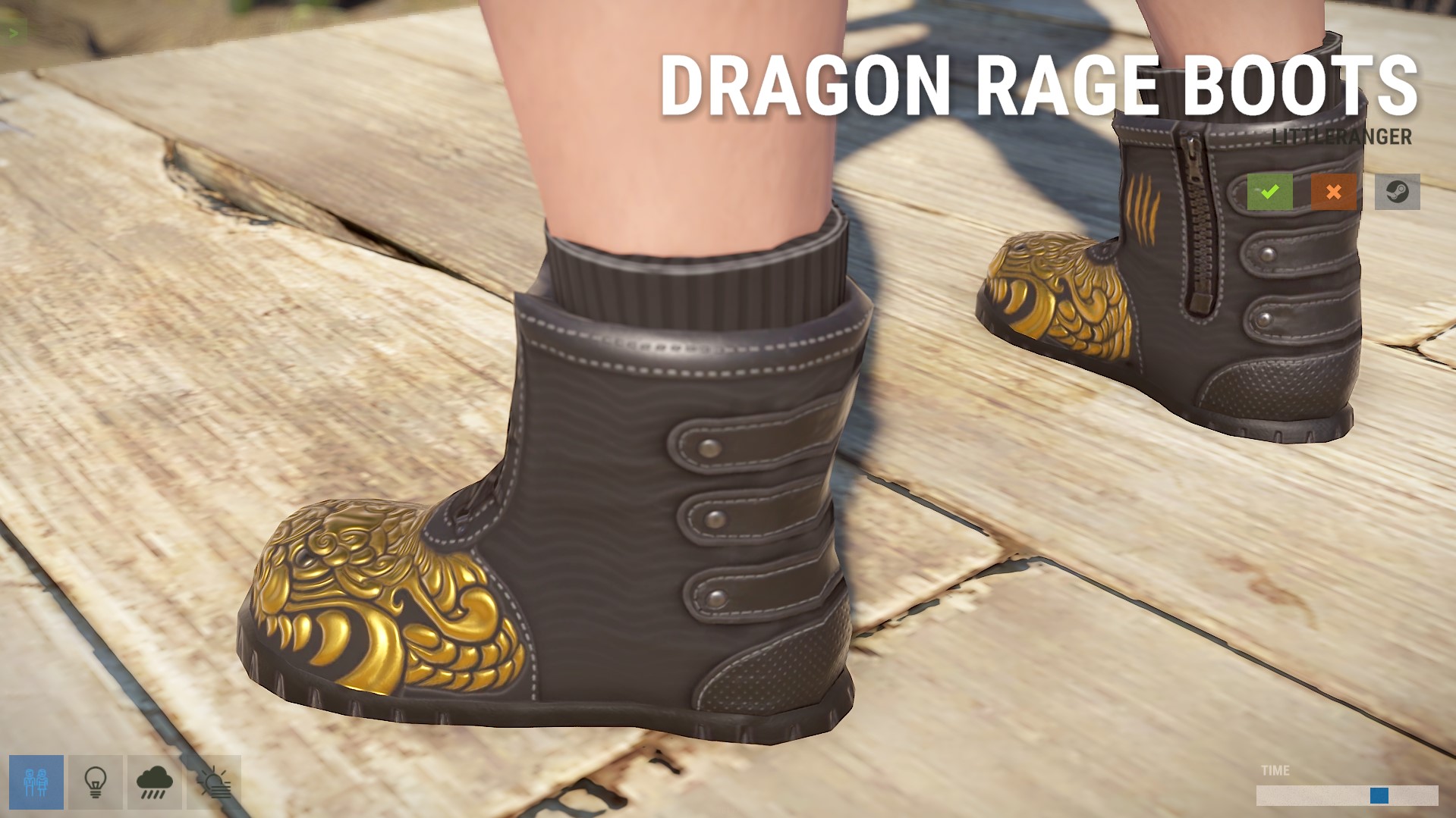 Dragon Rage Boots thumbnail 2