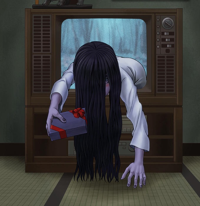 Kusujinn animation sadako Kusujinn animation sadako