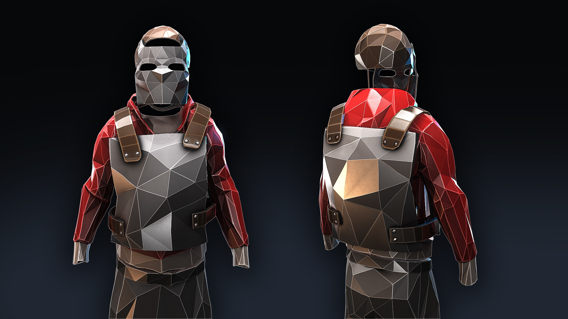 Low Poly Metal Chestplate screenshot 1