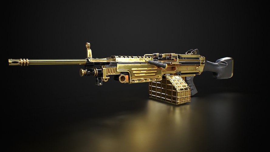 Black Gold M249 - image 1