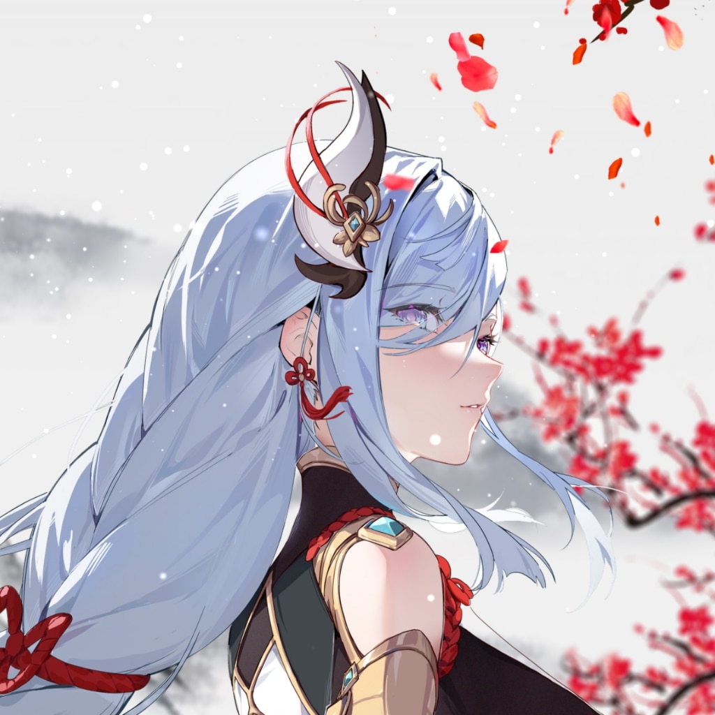 原神申鹤-雪飘青山初白头【shenhe】Genshin Impact