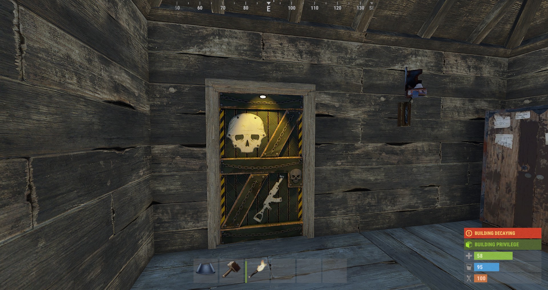 Danger Zone Wooden Door thumbnail 8