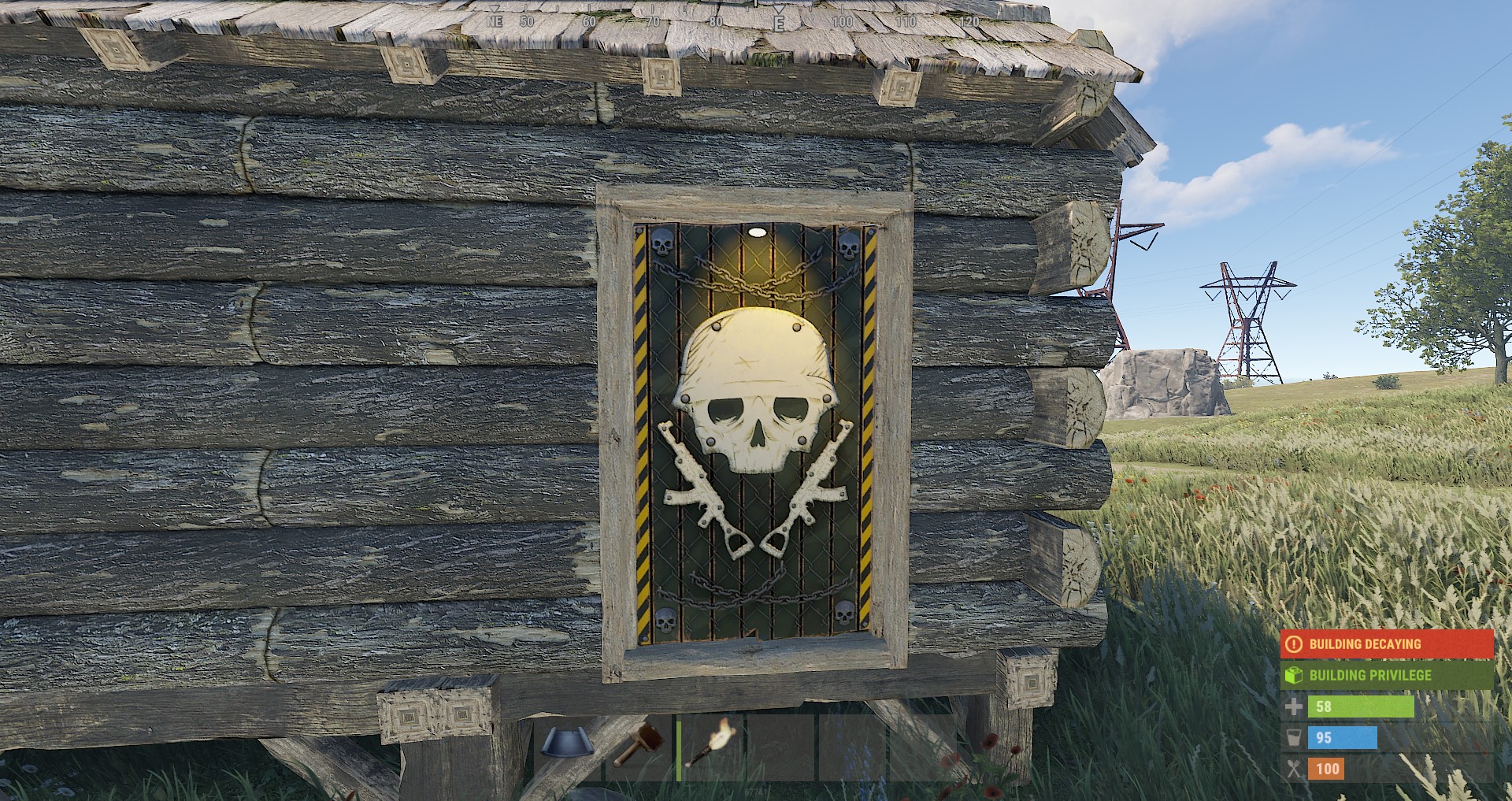 Danger Zone Wooden Door thumbnail 9