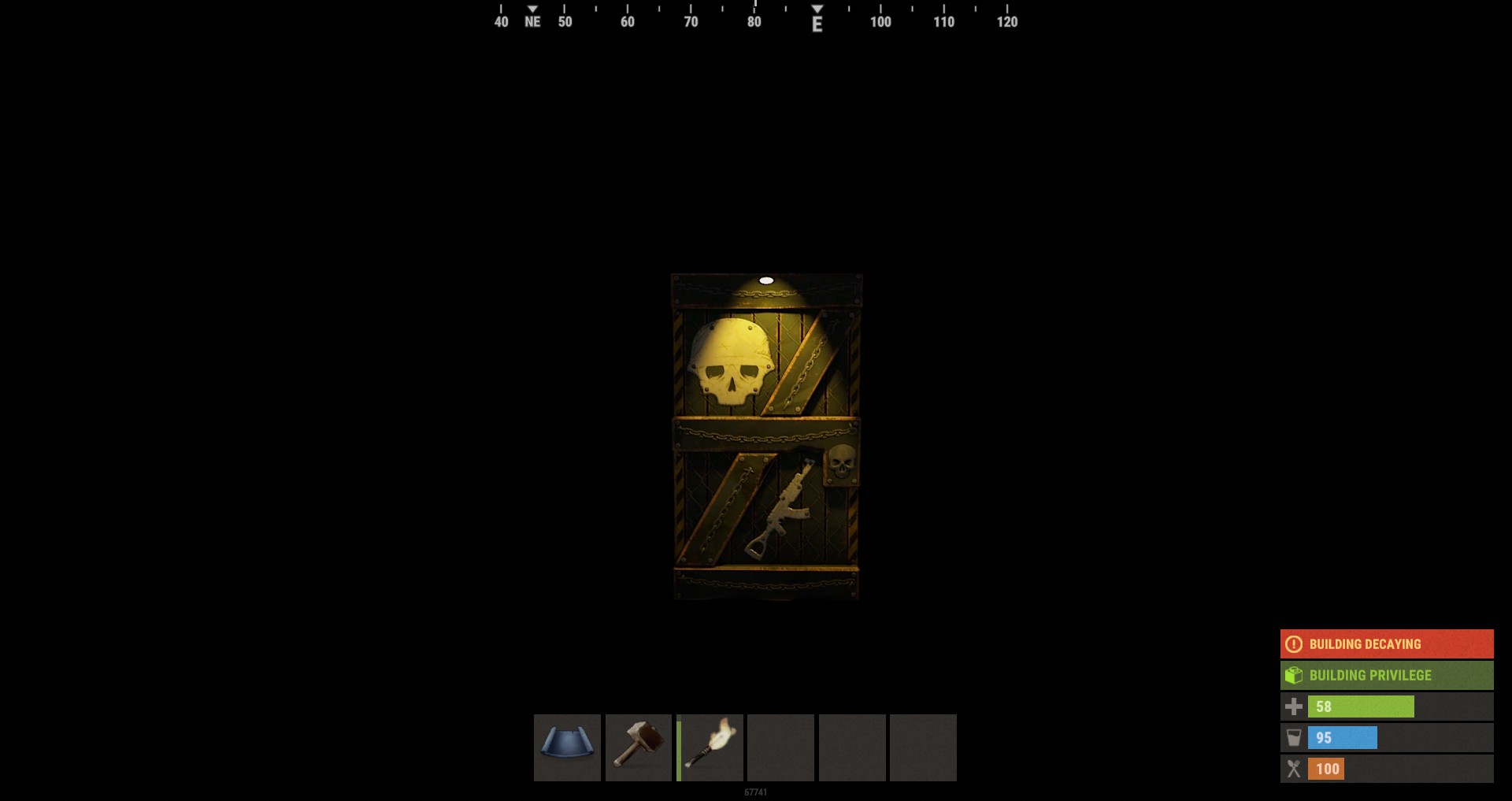 Danger Zone Wooden Door thumbnail 12